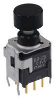 SWITCH, PUSHBUTTON, NON-ILLUMINATED, DPDT, 0.1A, 28VAC