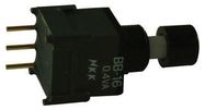 SWITCH, PUSHBUTTON, NON-ILLUMINATED, SPDT, 0.1A, 28VAC