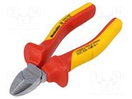 Pliers; side,cutting,insulated; steel; 140mm; 1kVAC 