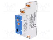 Timer; 1s÷100h; SPDT x2; 250VAC/5A; Usup: 12÷240VAC; 12÷240VDC DOBRY CZAS