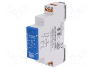 Relay: installation; NC + NO; for DIN rail mounting; -20÷45°C DOBRY CZAS