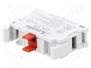 Contact block; 22mm; Platinum; front; screw terminals; -25÷70°C LOVATO ELECTRIC