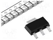 IC: voltage regulator; LDO,linear,fixed; 3.3V; 0.3A; SOT223-3; SMD MICROCHIP TECHNOLOGY