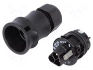 Connector: circular; plug; RST; male; PIN: 3; 250V; silver plated WIELAND