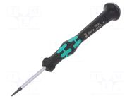 Screwdriver: precision; hex key; HEX 1.3mm; Blade length: 40mm WERA