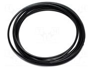 Pneumatic tubing; max.8bar; L: 20m; r bending min: 4mm; black SMC