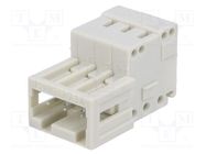 Pluggable terminal block; 3.5mm; ways: 3; straight; plug; male WAGO