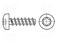 Screw; 2.5x8; Head: cheese head; Torx®; TX08; hardened steel BOSSARD