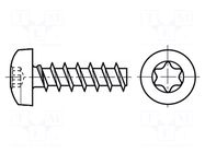 Screw; 4x8; Head: cheese head; Torx®; TX20; hardened steel BOSSARD