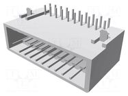 Connector: wire-board; socket; male; Dynamic D-3100D; PIN: 20; 10A TE Connectivity