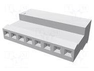 Connector: wire-board; plug; female; PIN: 8; MTA-100; 250VAC; IDC TE Connectivity