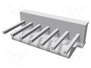 Connector: wire-board; socket; male; PIN: 7; MTA-100; straight; THT TE Connectivity