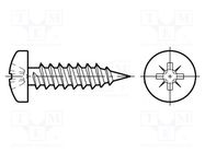 Screw; 2.9x13; Head: cheese head; Pozidriv; PZ1; ISO 7049; BN 13259 BOSSARD