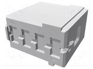 Connector: automotive; plug; female; Micro Quadlock System; PIN: 8 TE Connectivity