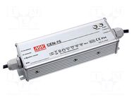 Power supply: switching; LED; 75.6W; 54VDC; 1.4A; 90÷295VAC; IP66 MEAN WELL