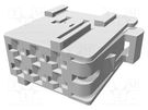 Connector: wire-wire; JPT; female; plug; for cable; PIN: 6; brown TE Connectivity