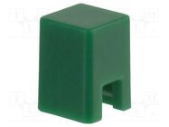 Button; push-in; 5.5mm; -25÷70°C; square; green; 4x4mm OMRON Electronic Components