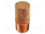 Sound suppression silencer; max.10bar; Thread: R 1/8"; outside SMC