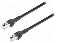 Patch cord; RJ45 plug,both sides; S/FTP; 6a; stranded; Cu; PUR BELDEN