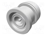 Plug; BNC; male; straight; 50Ω; crimped (hex); for cable; PTFE TE Connectivity