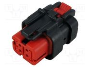 Connector: automotive; Ampseal 16; plug; for cable; PIN: 4 TE Connectivity