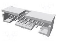 Connector: IDC; socket; male; PIN: 20; straight; THT; 2.54mm; 2x10 TE Connectivity