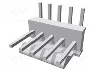Connector: wire-board; socket; male; PIN: 5; MTA-100; angled 90° TE Connectivity