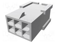 Connector: wire-board; plug; male; PIN: 6; Micro MATE-N-LOK; 3mm TE Connectivity