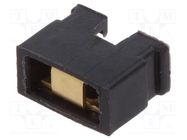 Connector: pin strips; jumper; female; low profile,open; 2.54mm FISCHER ELEKTRONIK