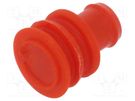 Accessories: sealing pin; Superseal 1.5; red; Øout: 6.1mm TE Connectivity