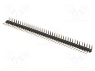 Pin header; pin strips; male; PIN: 40; angled 90°; 2.54mm; THT; 1x40 ADAM TECH