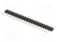 Pin header; pin strips; male; PIN: 20; straight; 2mm; THT; 1x20 CONNFLY