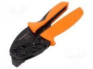 Tool: for crimping; non-insulated terminals; 0.5÷2.5mm2 