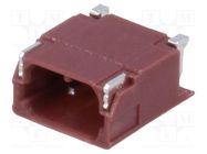 Connector: wire-board; socket; male; horizontal; PIN: 2; 1.8mm JST