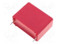 Capacitor: polyester; 150nF; 160VAC; 250VDC; 10mm; ±10%; 4x9x13mm WIMA