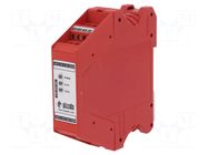 Module: safety relay; 24VAC; 24VDC; for DIN rail mounting; CS PIZZATO ELETTRICA