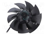 Fan: AC; axial; 400VAC; Ø197x62mm; 940m3/h; ball; 2600rpm; IP44 EBM-PAPST