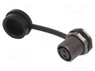 Connector: circular; socket; female; PIN: 2; IP67; ST12; 13A; 250V WEIPU