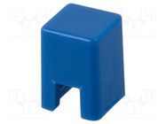 Button; push-in; 5.5mm; -25÷70°C; square; blue; 4x4mm OMRON Electronic Components