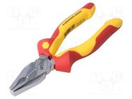 Pliers; insulated,universal; for bending, gripping and cutting 