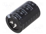 Capacitor: electrolytic; SNAP-IN; 1000uF; 400VDC; Ø35x50mm; ±20% NICHICON