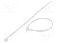 Cable tie; L: 120mm; W: 2.5mm; polyamide; 78.5N; natural; Ømax: 30mm KSS WIRING