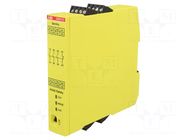 Automation module: safety relay; 24VDC; for DIN rail mounting ABB