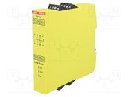 Module: safety relay; 24VDC; for DIN rail mounting; SENTRY; IP20 ABB