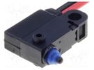 Microswitch SNAP ACTION; 0.1A/125VAC; 2A/12VDC; without lever OMRON Electronic Components