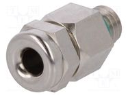 Cable gland; M6; 1; IP68; brass; Body plating: nickel LAPP