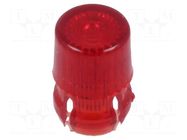 LED lens; round; red; 3mm KEYSTONE