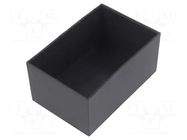 Enclosure: designed for potting; X: 50mm; Y: 75mm; Z: 35mm; ABS; 1596 HAMMOND