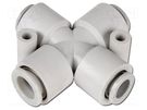 Push-in fitting; reductive; -1÷10bar; polypropylene; Øout: 10mm SMC