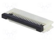 Connector: FFC/FPC; SMT; PIN: 20; 0.5mm; horizontal Riverdi